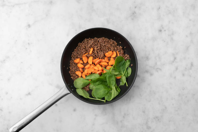 Für das Linsengemüse