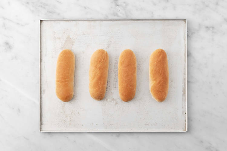 Varm pølsebrød
