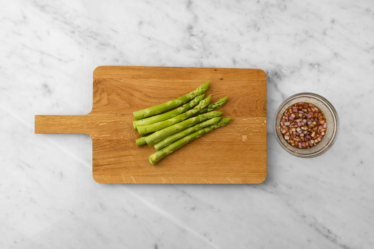 Prep and make vinaigrette