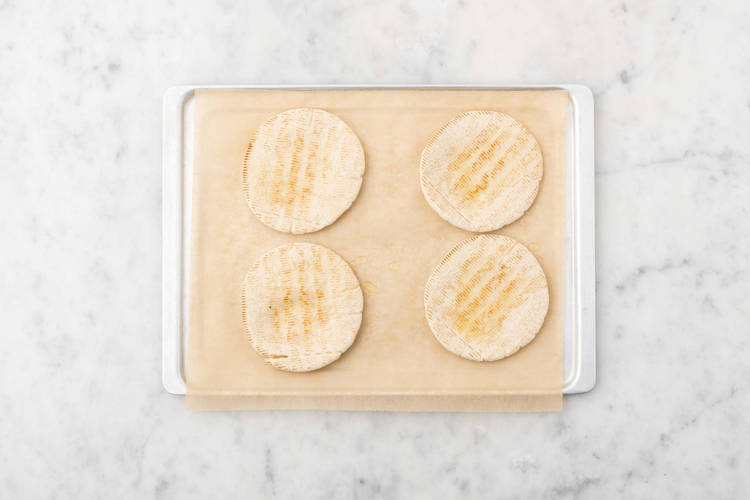 Pita's afbakken