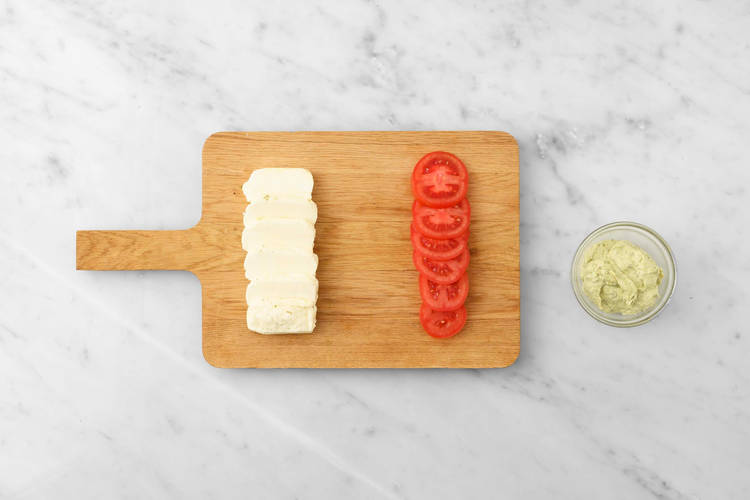 Préparer et faire la mayo au basilic