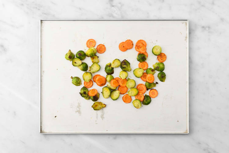 Prep and roast veggies
