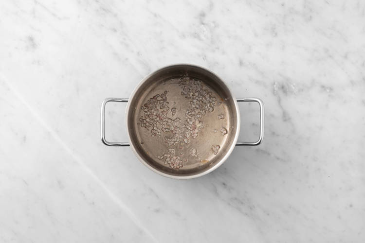 Commencer la préparation du risotto