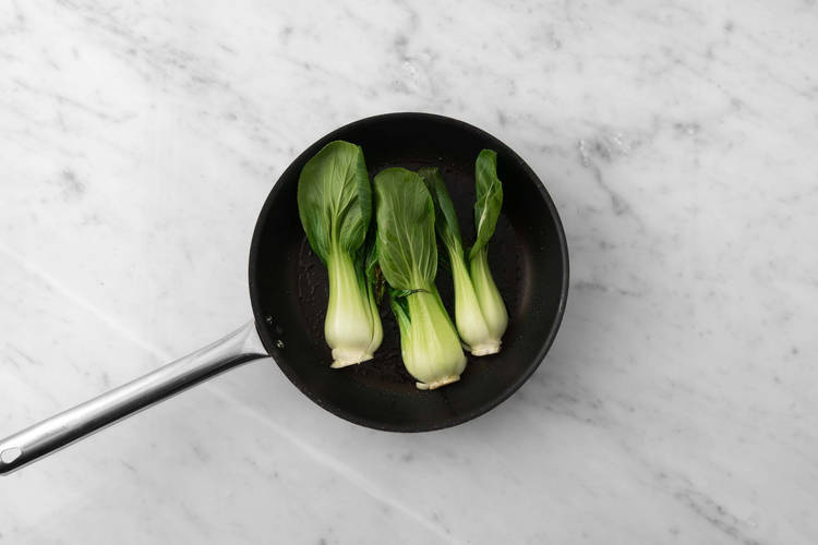Pak Choi braten