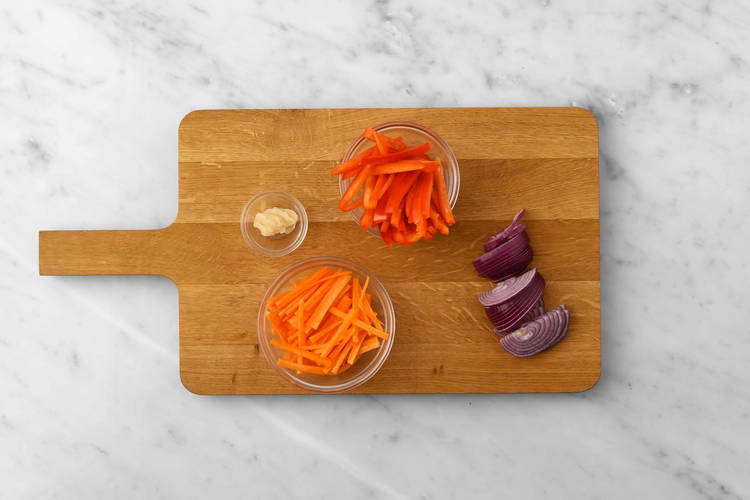 Forbered grøntsager