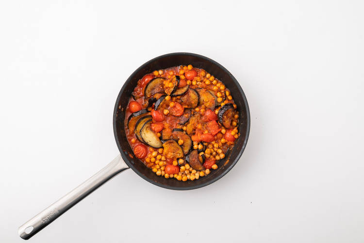 Aubergine toevoegen