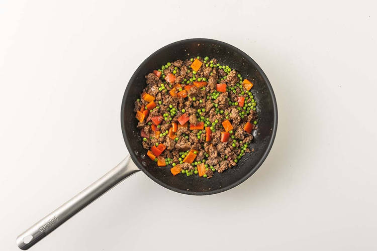 Cook Peas & Finish Beef