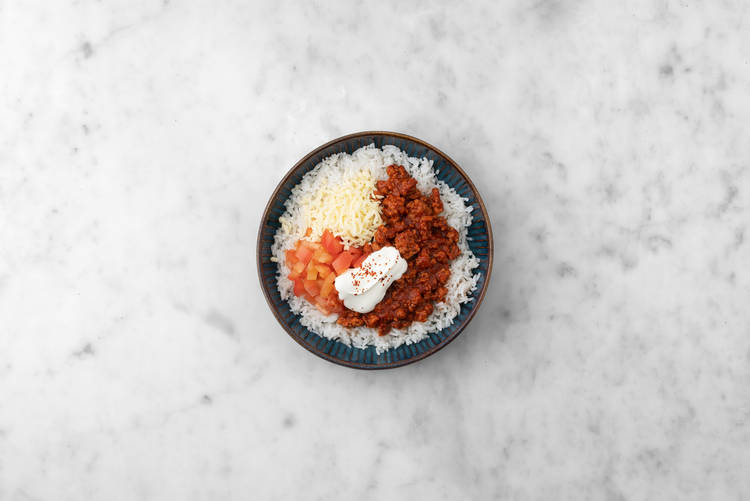 Assemble your Burrito Bowl