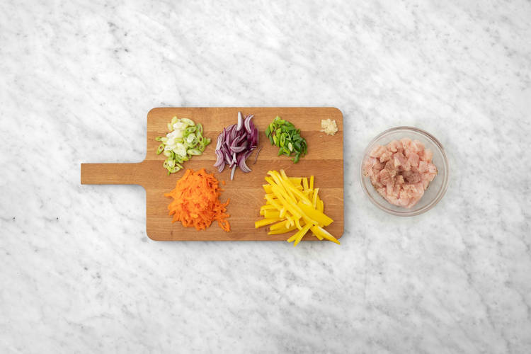 Prepara las verduras