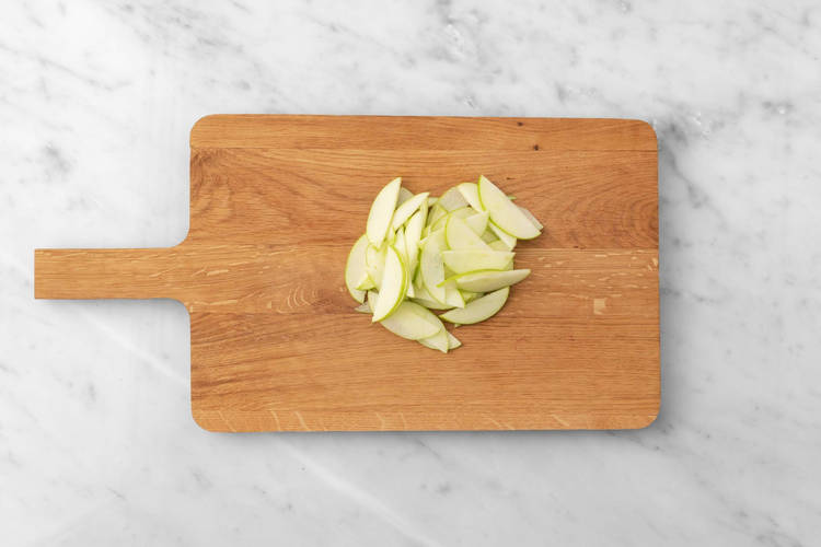 Carameliza la manzana