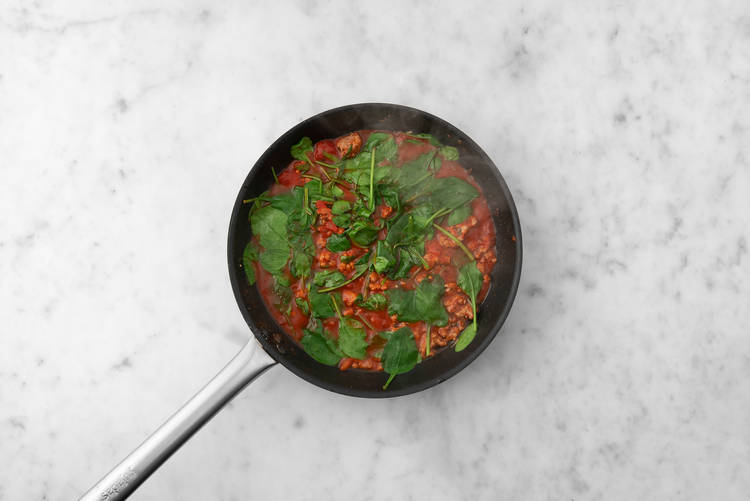 Add the Spinach