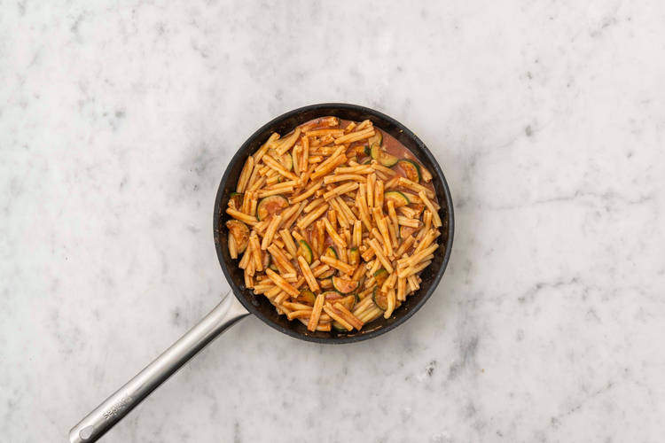 Pasta fertigstellen