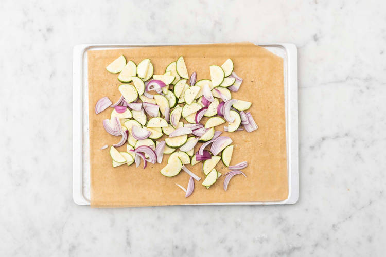 Gemüse backen