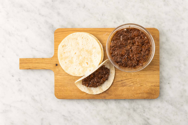 Forbered quesadillas