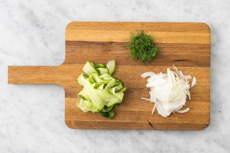 Forbered grønnsaker