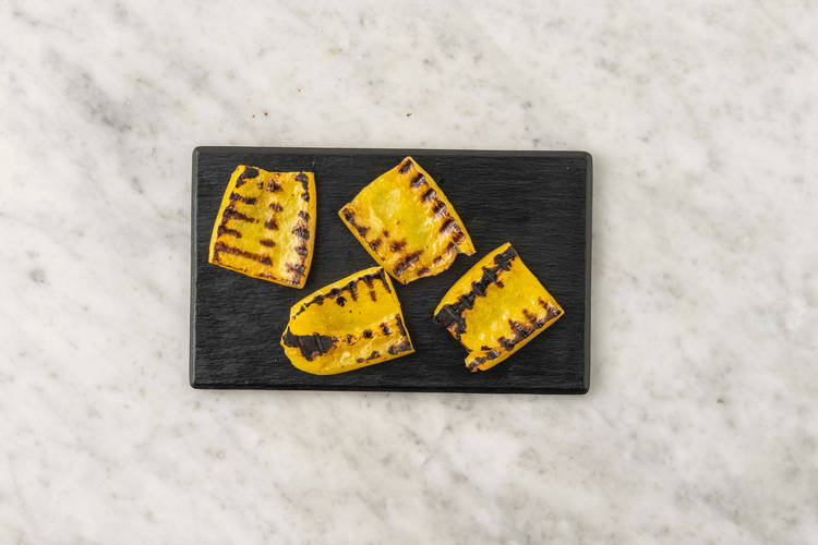 Grill peppers