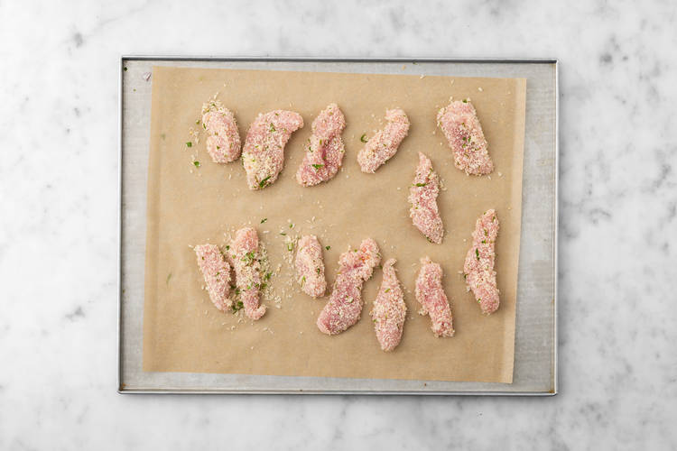 Impanare gli straccetti