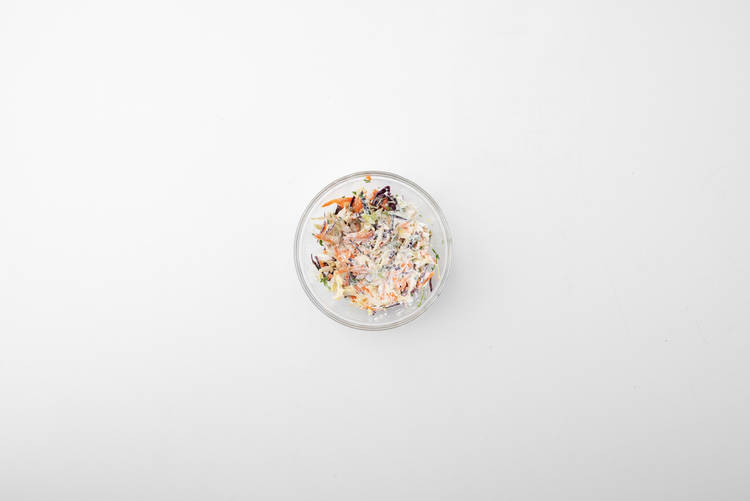Make the Coriander Slaw 
