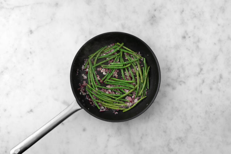 Cuire les haricots verts