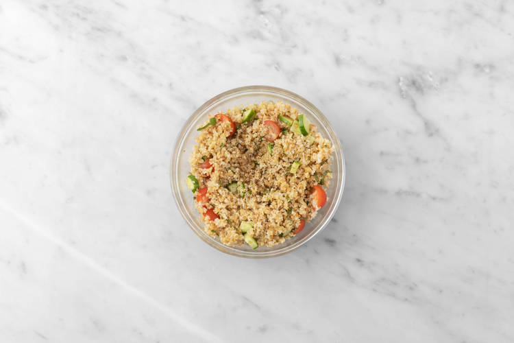 Assembler le taboulé