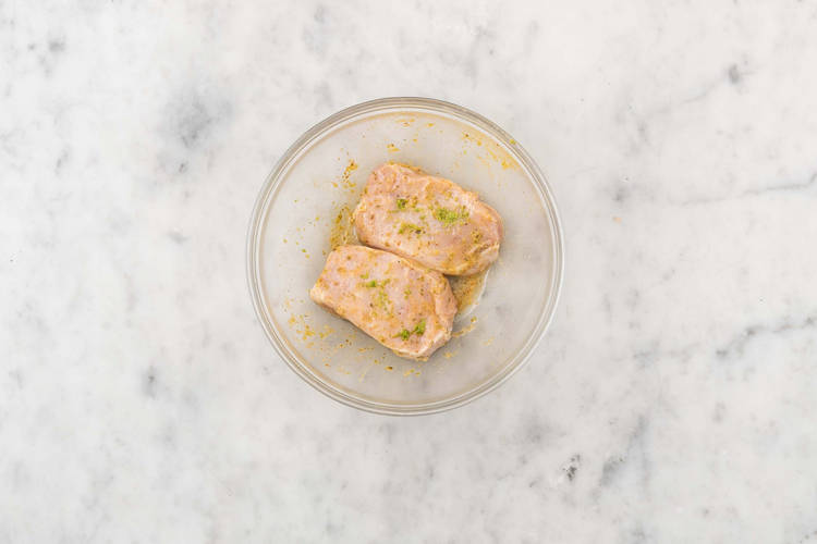 Season beef and form patties