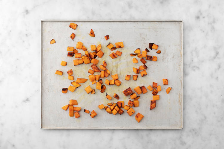 Roast sweet potatoes