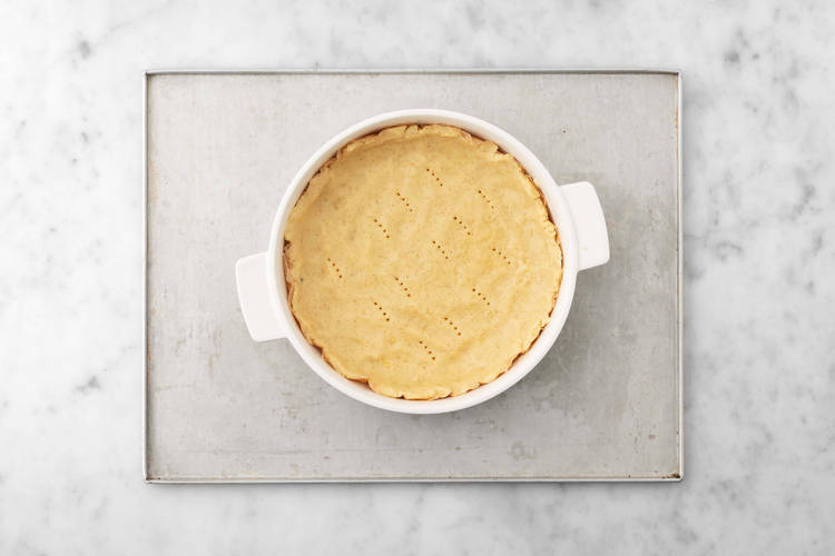 Make no-roll pastry crust