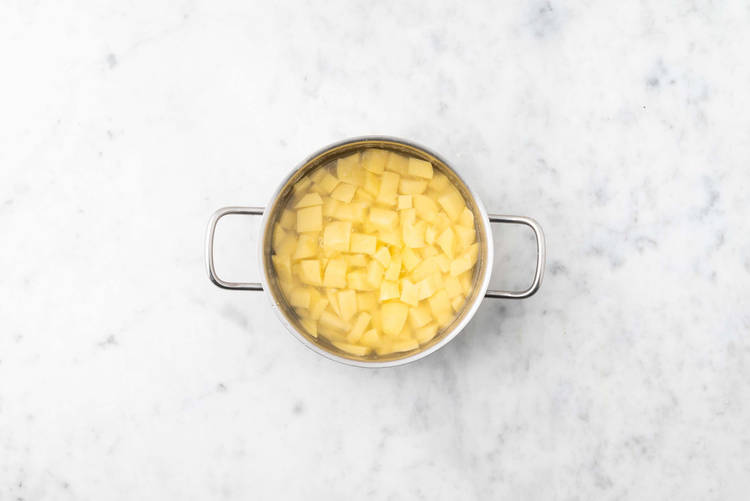 Hierve las patatas