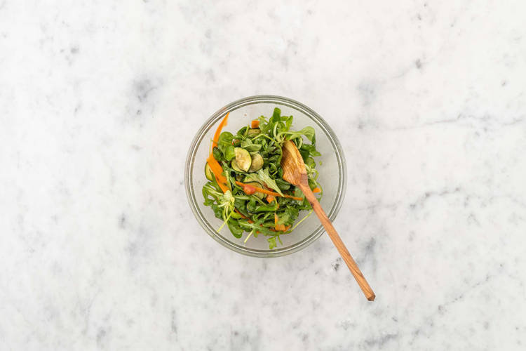 Préparer la salade