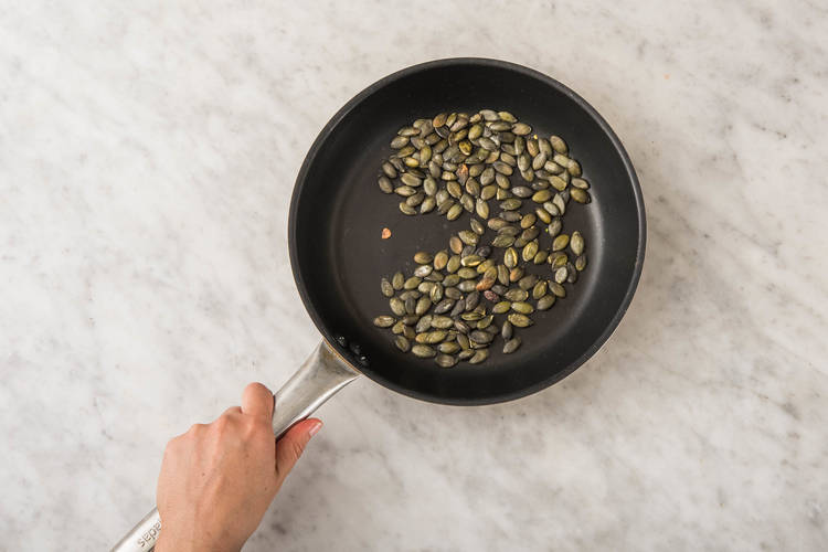 Torréfier les graines