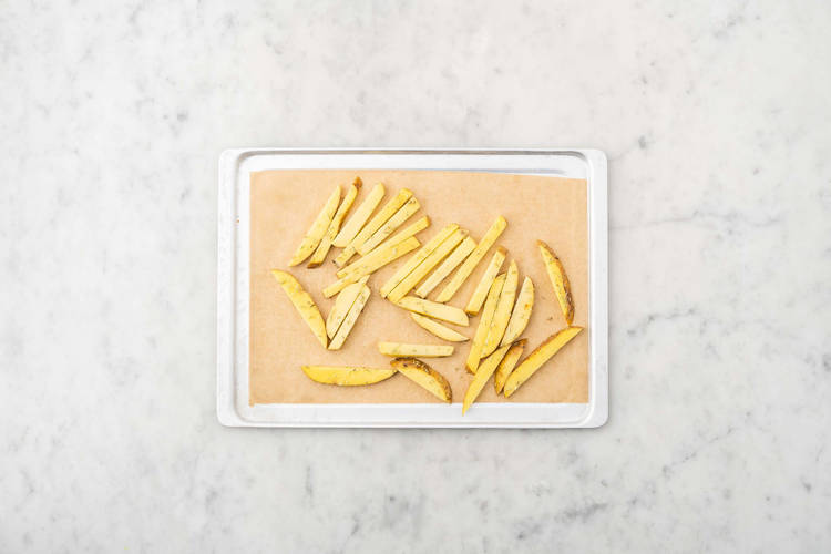 Enfourner les frites