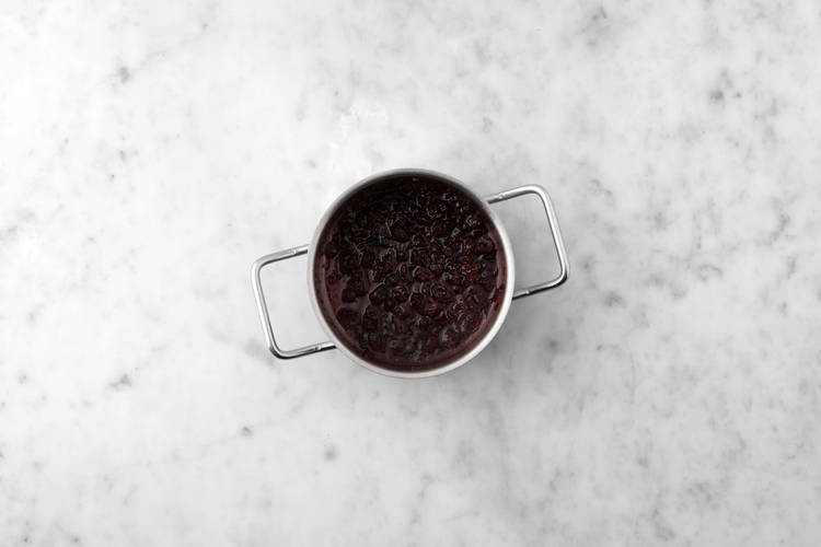 Make cranberry sauce