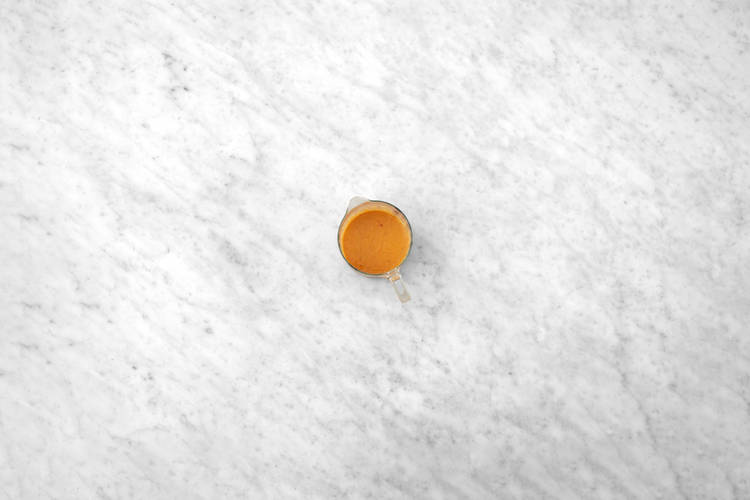 Tritura la salsa