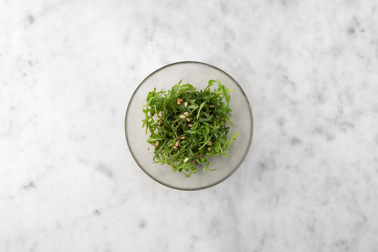 Salat fertigstellen