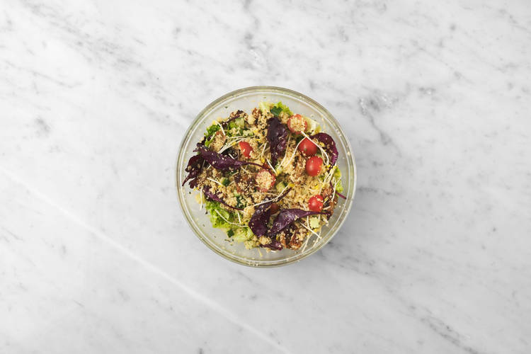 Préparer la vinaigrette