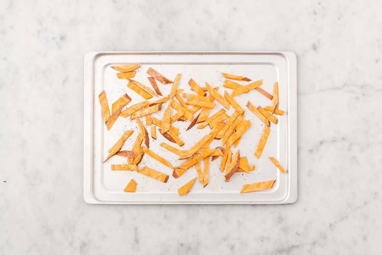 Roast the Sweet Potato Fries