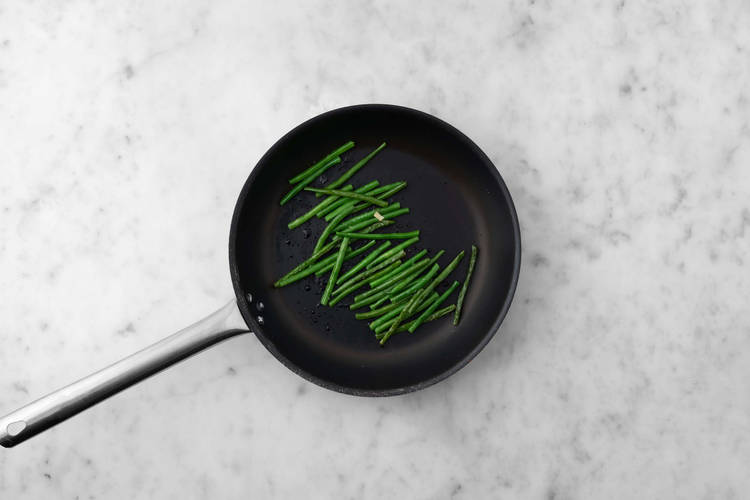 Saltea las judías verdes