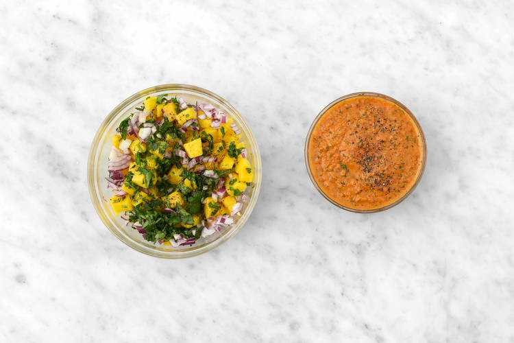 Salsa's mengen