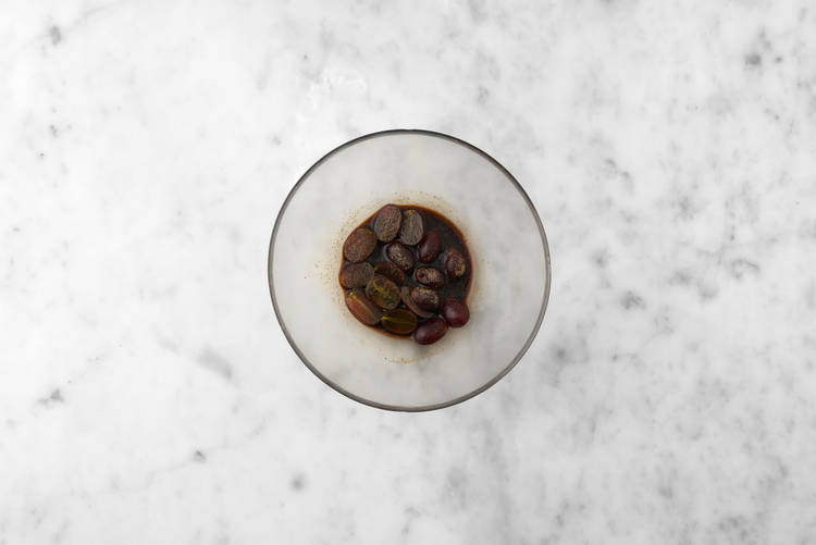 Cuire le pâté et préparer la vinaigrette