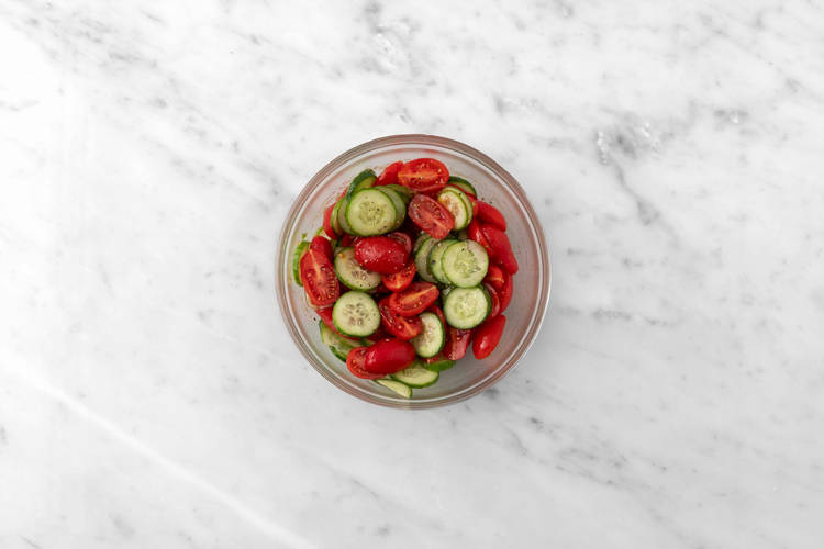 Finish prep and make dressing