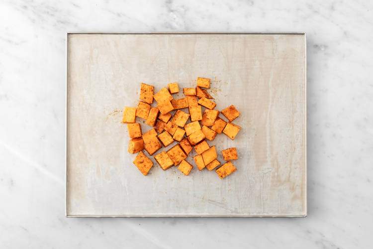 Roast the Sweet Potatoes