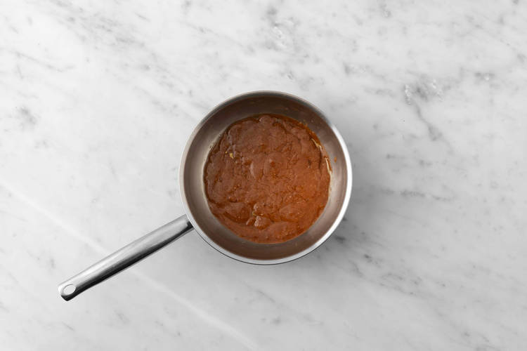 Finish banana pudding and start salted toffee sauce