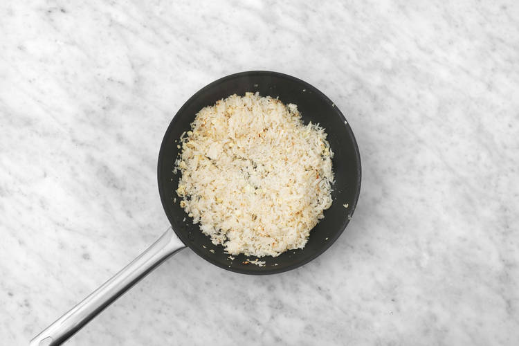Cuire le riz de chou-fleur
