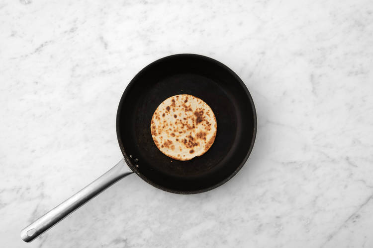 Tostare le tortillas