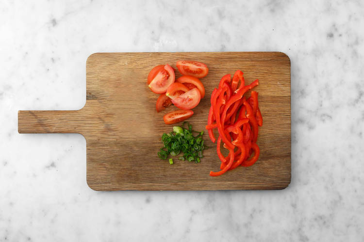 Prepara las verduras
