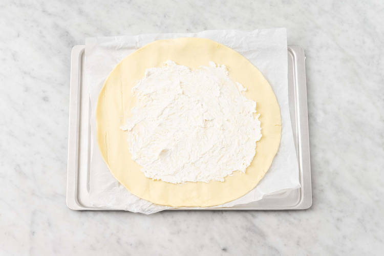 Plaattaart voorbereiden