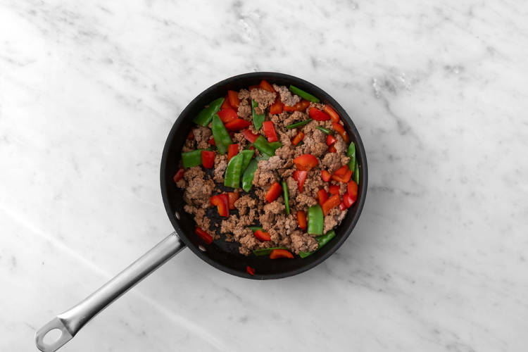 Cuire le poulet haché