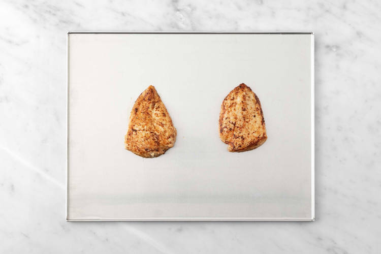 Préparer et cuire le poulet