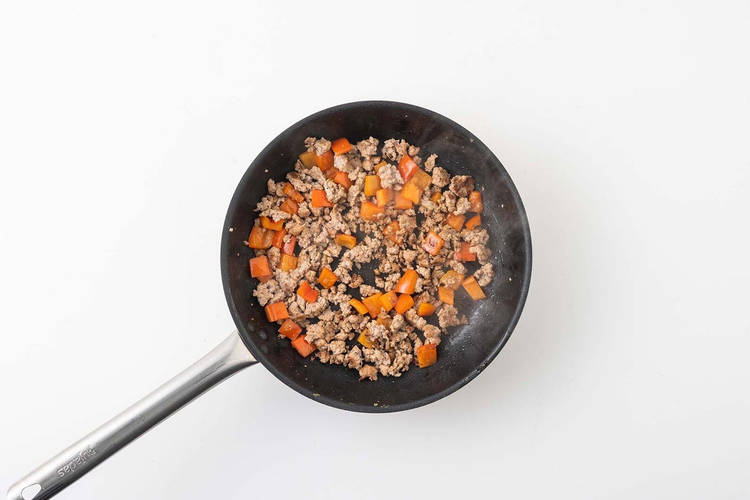 Cook Beef and Pork & Peppers