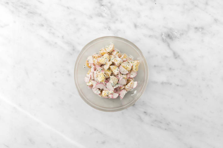 Préparer la salade de pommes de terre